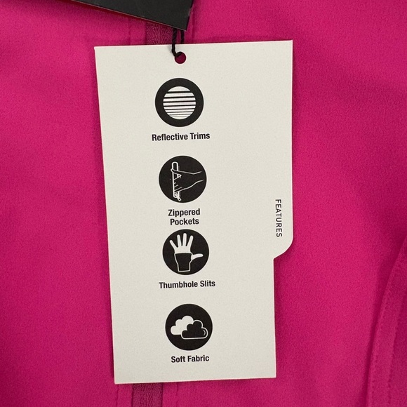Spyder Pink Active Jacket Lightweight Performance Outerwear Medium - Picture 4 of 5